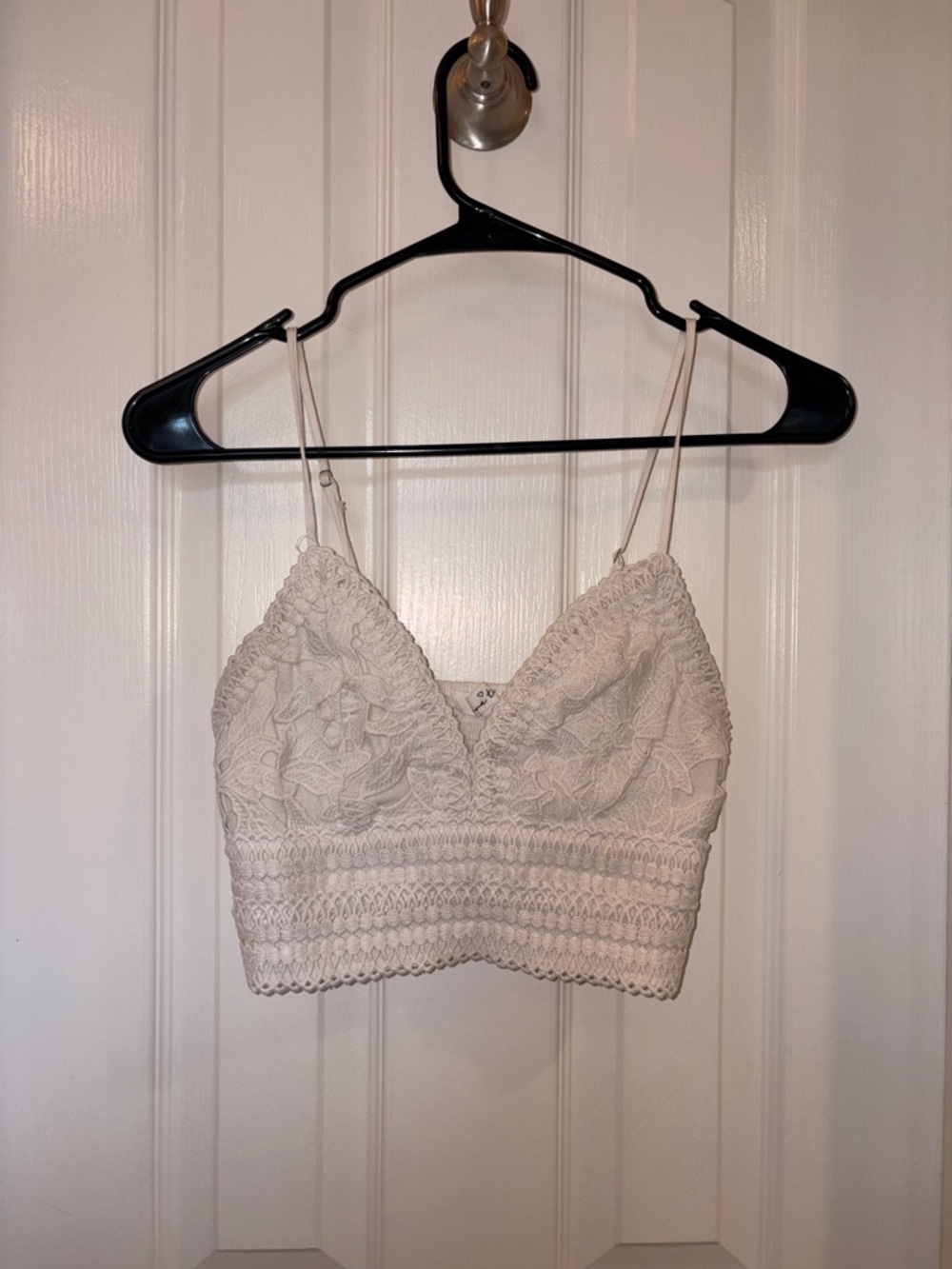 Love Tree White Crochet Lace Tank Top